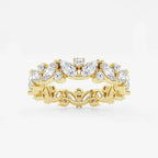 GWA062 - product video for 2 ctw Marquise Lab Grown Diamond Alternating Eternity Band - 4.4mm Width