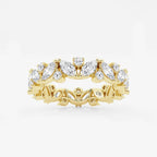 GWA062 - product video for 2 ctw Marquise Lab Grown Diamond Alternating Eternity Band - 4.4mm Width