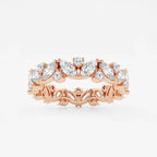 GWA062 - product video for 2 ctw Marquise Lab Grown Diamond Alternating Eternity Band - 4.4mm Width
