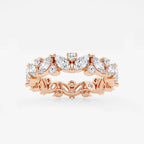 GWA062 - product video for 2 ctw Marquise Lab Grown Diamond Alternating Eternity Band - 4.4mm Width