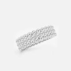 GWA064 - Additional Image 1 for  3 ctw Multi Row Round Lab Grown Diamond Eternity Band - 6mm Width