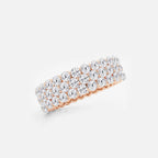 GWA064 - Additional Image 1 for  3 ctw Multi Row Round Lab Grown Diamond Eternity Band - 6mm Width