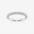 GWA065 - 1/2 ctw Round Lab Grown Diamond Prong Set Wedding Band