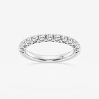 GWA065 - 1/2 ctw Round Lab Grown Diamond Prong Set Wedding Band