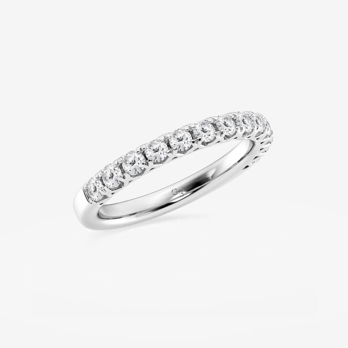 GWA065 - Additional Image 1 for  1/2 ctw Round Lab Grown Diamond Prong Set Wedding Band