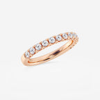 GWA065 - Additional Image 1 for  1/2 ctw Round Lab Grown Diamond Prong Set Wedding Band