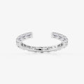 GWA067 - 1 ctw Emerald Lab Grown Diamond East-West Nesting Eternity Wedding Band