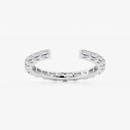 GWA067 - product video for 1 ctw Emerald Lab Grown Diamond East-West Nesting Eternity Wedding Band