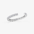 GWA067 - Additional Image 1 for  1 ctw Emerald Lab Grown Diamond East-West Nesting Eternity Wedding Band