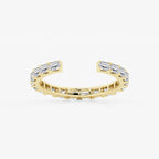 GWA067 - product video for 1 ctw Emerald Lab Grown Diamond East-West Nesting Eternity Wedding Band