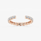 GWA067 - product video for 1 ctw Emerald Lab Grown Diamond East-West Nesting Eternity Wedding Band