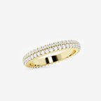 GWA068 - Additional Image 1 for  naas Ethereal 3/4 ctw Round Lab Grown Diamond Bold Eternity Band - 2.8mm Width