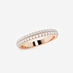 GWA068 - Additional Image 1 for  naas Ethereal 3/4 ctw Round Lab Grown Diamond Bold Eternity Band - 2.8mm Width