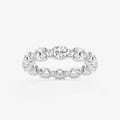 GWA069 - 2 3/4 ctw Round Lab Grown Diamond Eternity Band - 3.7mm Width