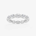 GWA069 - product video for 2 3/4 ctw Round Lab Grown Diamond Eternity Band - 3.7mm Width