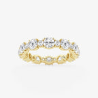 GWA069 - product video for 2 3/4 ctw Round Lab Grown Diamond Eternity Band - 3.7mm Width