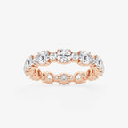 GWA069 - product video for 2 3/4 ctw Round Lab Grown Diamond Eternity Band - 3.7mm Width