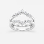 GWA070 - product video for 1/2 ctw Round Lab Grown Diamond Floating Ring Enhancer