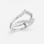 GWA070 - Additional Image 1 for  1/2 ctw Round Lab Grown Diamond Floating Ring Enhancer
