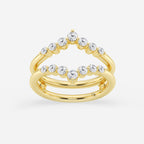 GWA070 - product video for 1/2 ctw Round Lab Grown Diamond Floating Ring Enhancer