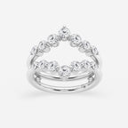 GWA070 - product video for 1 ctw Round Lab Grown Diamond Floating Ring Enhancer
