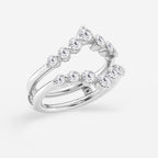 GWA070 - Additional Image 1 for  1 ctw Round Lab Grown Diamond Floating Ring Enhancer