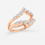 GWA070 - Additional Image 1 for  1 ctw Round Lab Grown Diamond Floating Ring Enhancer