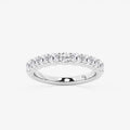 GWA071 - 1 ctw Round Lab Grown Diamond Nine Stone Shared Prong Anniversary Band
