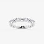 GWA071 - 1 ctw Round Lab Grown Diamond Nine Stone Shared Prong Anniversary Band