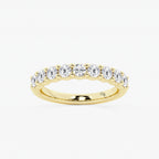GWA071 - product video for 1 ctw Round Lab Grown Diamond Nine Stone Shared Prong Anniversary Band