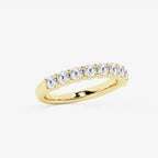 GWA071 - Additional Image 1 for  1 ctw Round Lab Grown Diamond Nine Stone Shared Prong Anniversary Band