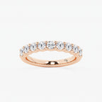 GWA071 - product video for 1 ctw Round Lab Grown Diamond Nine Stone Shared Prong Anniversary Band