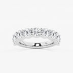 GWA071 - product video for 3 ctw Round Lab Grown Diamond Nine Stone Shared Prong Anniversary Band
