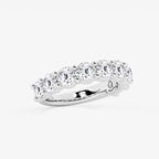 GWA071 - Additional Image 1 for  3 ctw Round Lab Grown Diamond Nine Stone Shared Prong Anniversary Band
