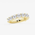 GWA071 - Additional Image 1 for  3 ctw Round Lab Grown Diamond Nine Stone Shared Prong Anniversary Band