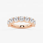 GWA071 - product video for 3 ctw Round Lab Grown Diamond Nine Stone Shared Prong Anniversary Band