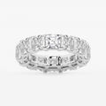 GWA073 - 12 ctw Asscher Lab Grown Diamond Cut Luxe Eternity Band - 5.4mm Width