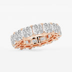 GWA073 - Additional Image 1 for  12 ctw Asscher Lab Grown Diamond Cut Luxe Eternity Band - 5.4mm Width