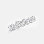 GWA076 - Additional Image 1 for  2 ctw Double-row Marquise Lab Grown Diamond Eternity Band - 4.8mm Width
