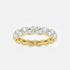 GWA076 - product video for 2 ctw Double-row Marquise Lab Grown Diamond Eternity Band - 4.8mm Width