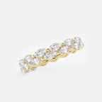 GWA076 - Additional Image 1 for  2 ctw Double-row Marquise Lab Grown Diamond Eternity Band - 4.8mm Width
