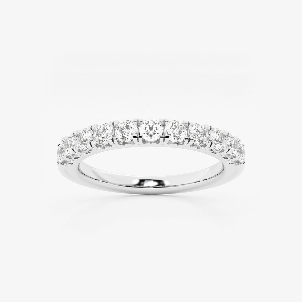 GWA077 - product video for 1/2 ctw Round Lab Grown Diamond Eleven-Stone Wedding Band