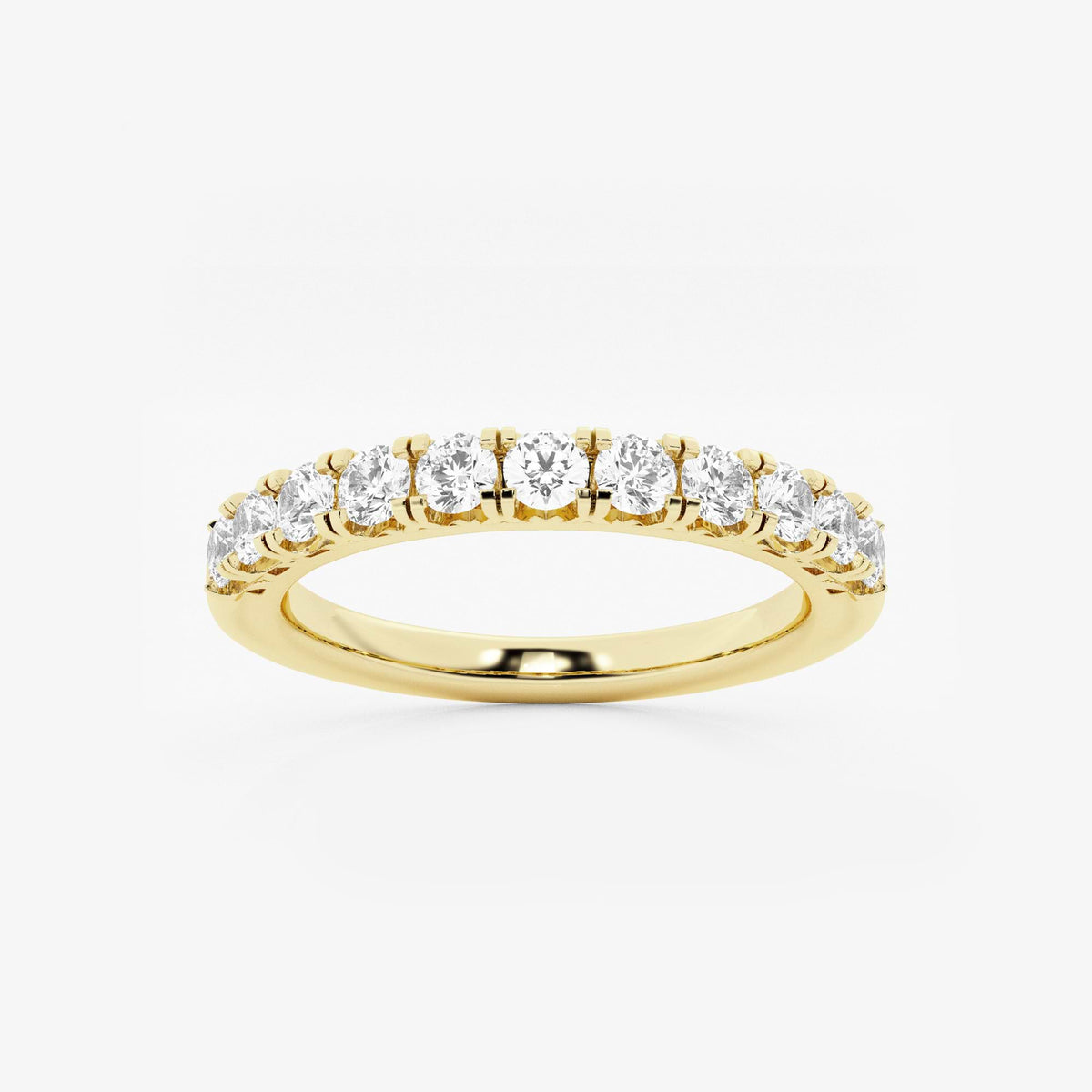 GWA077 - 1/2 ctw Round Lab Grown Diamond Eleven-Stone Wedding Band