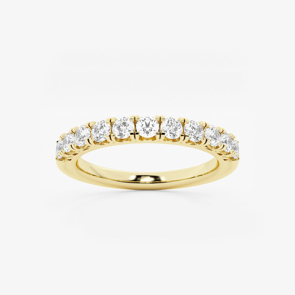 GWA077 - product video for 1/2 ctw Round Lab Grown Diamond Eleven-Stone Wedding Band