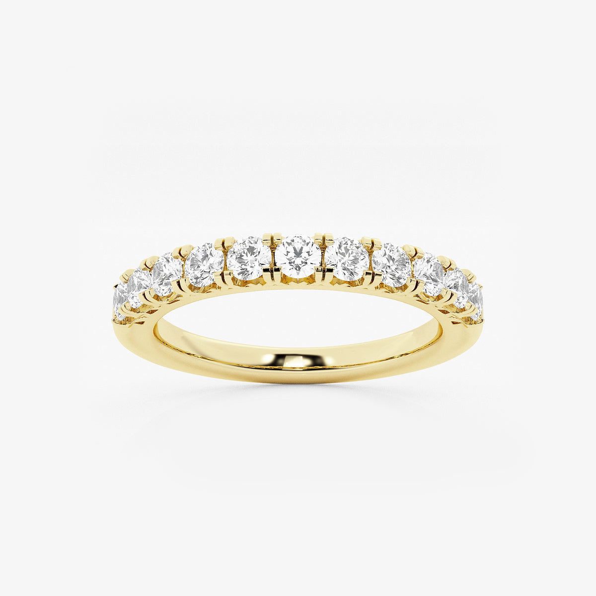 GWA077 - product video for 1/2 ctw Round Lab Grown Diamond Eleven-Stone Wedding Band