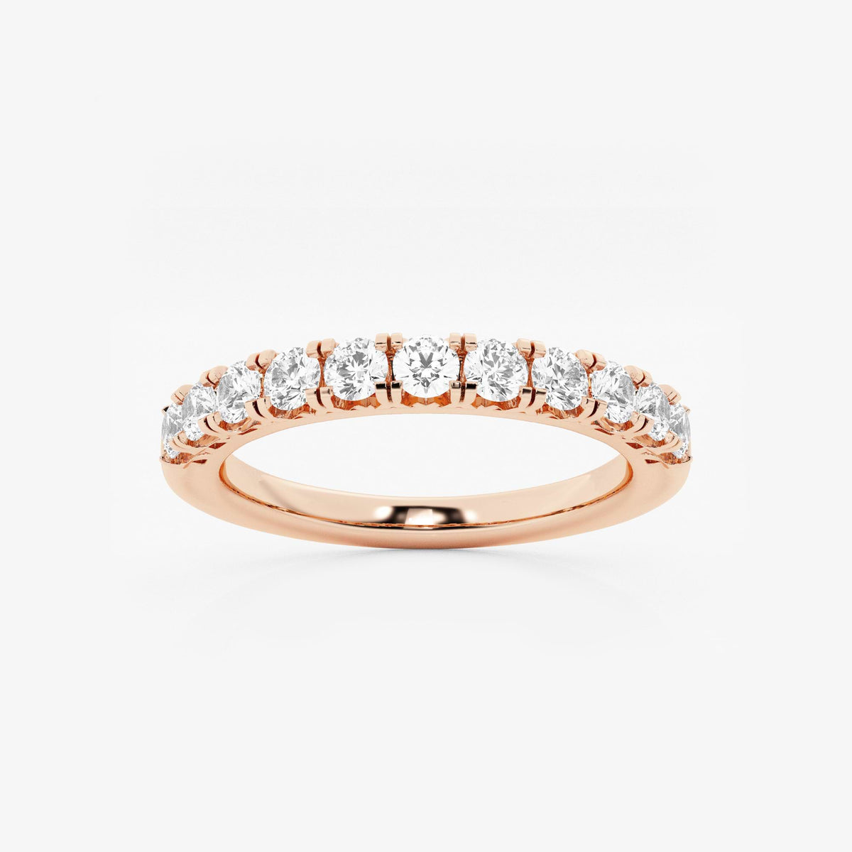 GWA077 - 1/2 ctw Round Lab Grown Diamond Eleven-Stone Wedding Band