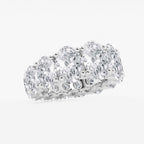 GWA081 - Additional Image 1 for  10 2/3 ctw Oval Lab Grown Diamond Graduated Eternity Band