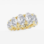GWA081 - Additional Image 1 for  10 2/3 ctw Oval Lab Grown Diamond Graduated Eternity Band
