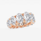 GWA081 - Additional Image 1 for  10 2/3 ctw Oval Lab Grown Diamond Graduated Eternity Band