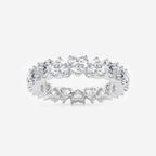 GWA083 - product video for 3 5/8 ctw Alternating Heart Lab Grown Diamond Eternity Band - 4.3mm Width